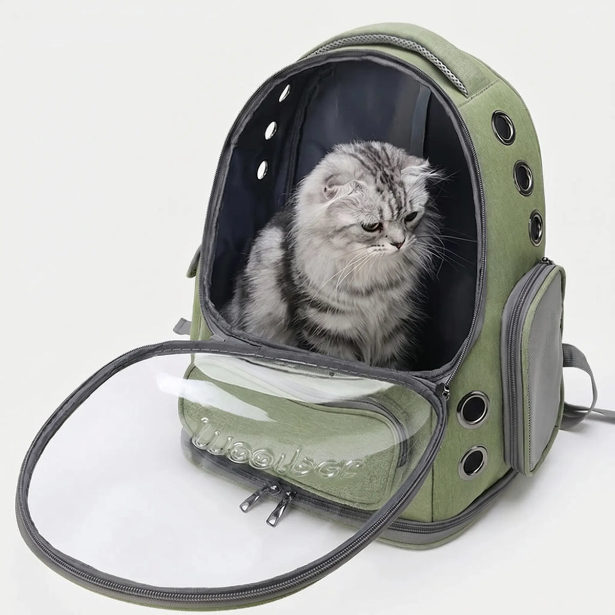 Pet Carrier Backpack | Transparent Window & All-Around Ventilation | For Cats & Small Dogs