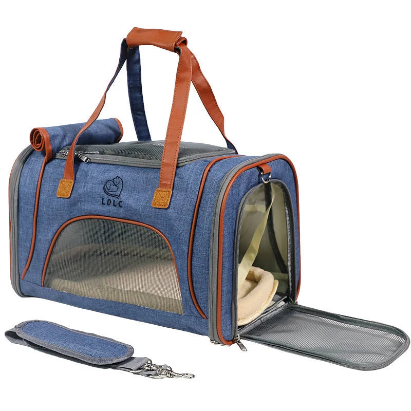Pet Carrier | Nylon & Padded Polyester Lining | Up To 12 kg