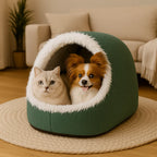 Pet Cave Bed | Insulated & Heat-Retaining | For Pets Up To 10 kg