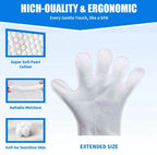Pet Cleaning Gloves | No-Water Fragrance-Free & Reusable | Pack of 20