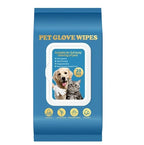 Pet Cleaning Gloves | No-Water Fragrance-Free & Reusable | Pack of 20