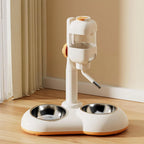 Pet Feeding Station | Gravity-Fed Water & Easy-Clean | 850 mL