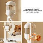 Pet Feeding Station | Gravity-Fed Water & Easy-Clean | 850 mL