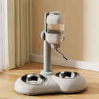 Pet Feeding Station | Gravity-Fed Water & Easy-Clean | 850 mL