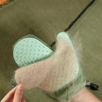 Pet Hair Removal Glove | Double-Sided Massage & Rubberized Bristles | Fits Left & Right Hands