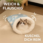 Pet Sleeping Bag | Warm Plush & Machine Washable