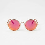 Pet Sunglasses | Round Retro Frame & Lightweight & Durable