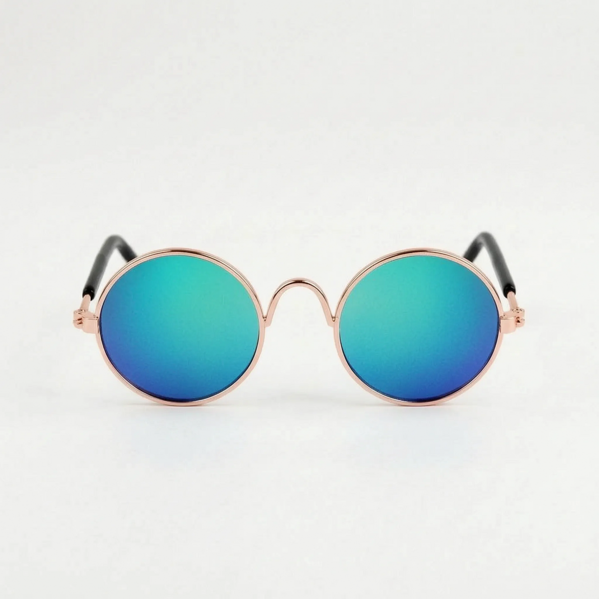Pet Sunglasses | Round Retro Frame & Lightweight & Durable