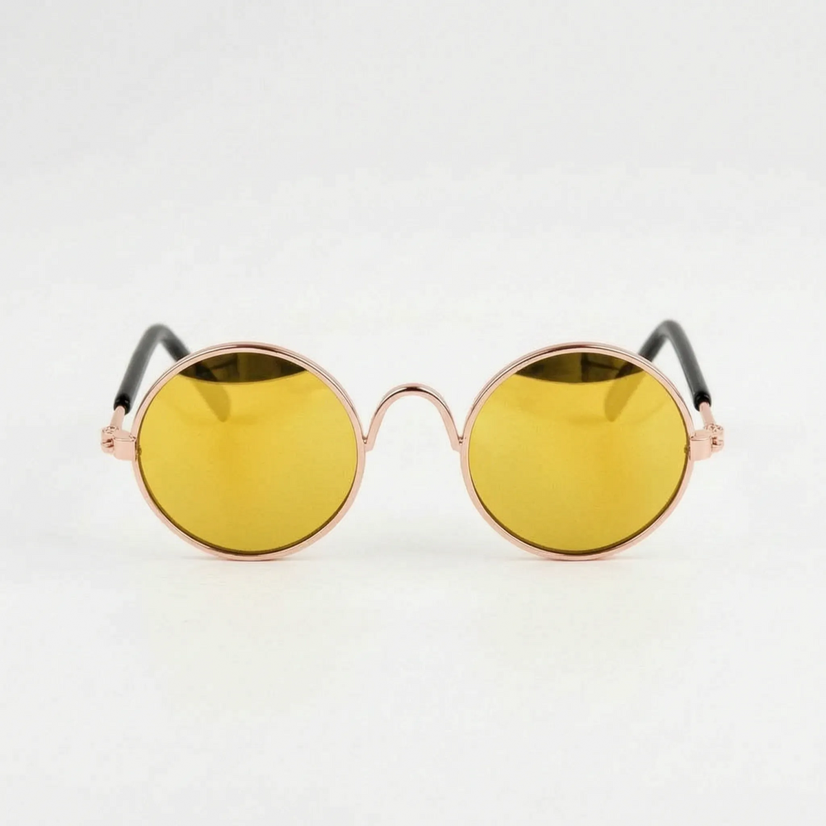 Pet Sunglasses | Round Retro Frame & Lightweight & Durable