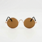 Pet Sunglasses | Round Retro Frame & Lightweight & Durable