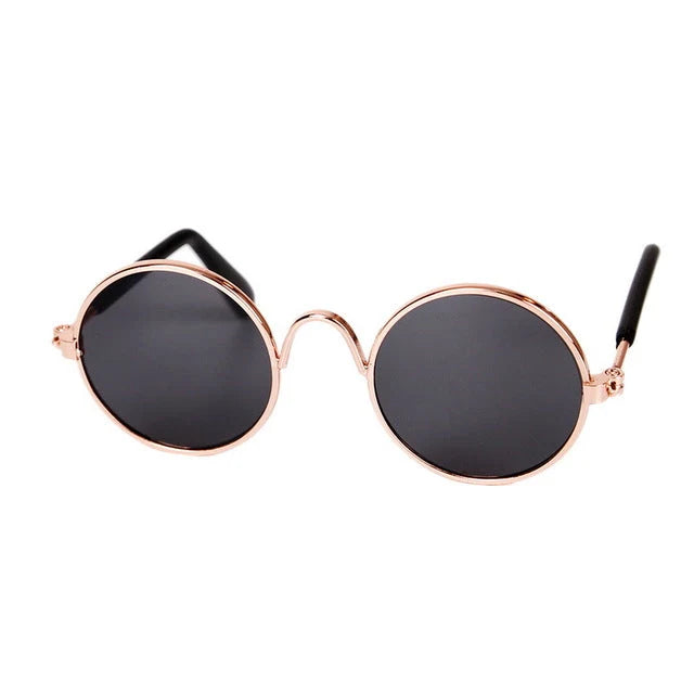 Pet Sunglasses | Round Retro Frame & Lightweight & Durable