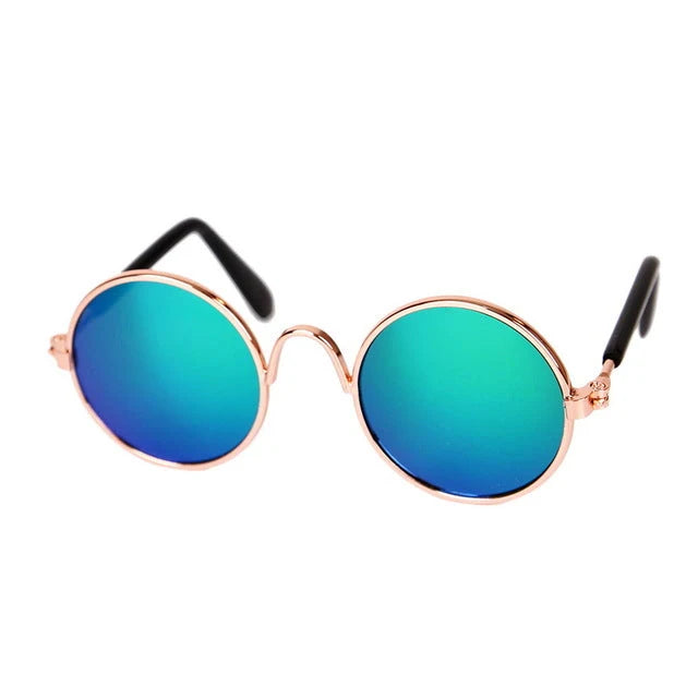 Pet Sunglasses | Round Retro Frame & Lightweight & Durable