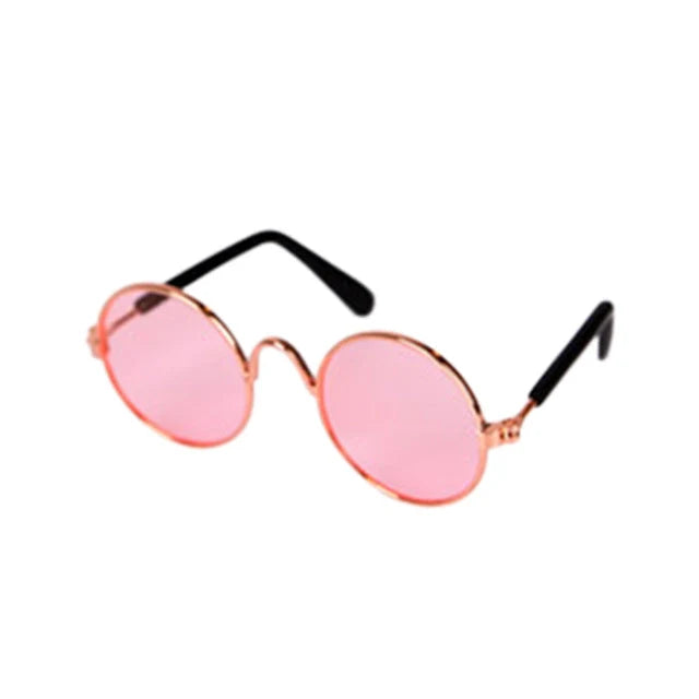 Pet Sunglasses | Round Retro Frame & Lightweight & Durable