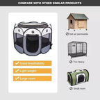 Pet Tent | Breathable Mesh & Foldable | Indoor & Outdoor