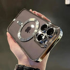 Phone Case | Magnetic & Wireless Charging Compatible | Glossy Metallic Finish