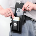 Phone Holster | Belt Clip & Slim PU Pouch | Fits Up To 5.9 In