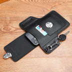 Phone Holster | Belt Clip & Slim PU Pouch | Fits Up To 5.9 In