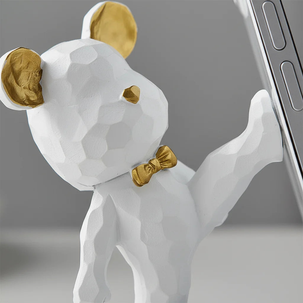 Phone & Tablet Stand | Teddy Design & Space-Saving