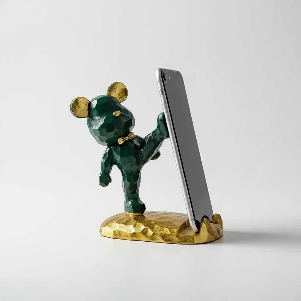 Phone & Tablet Stand | Teddy Design & Space-Saving