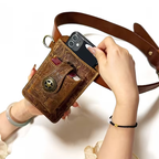 Phone Waist Bag with Floral Pattern