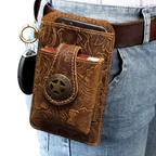 Phone Waist Bag with Floral Pattern
