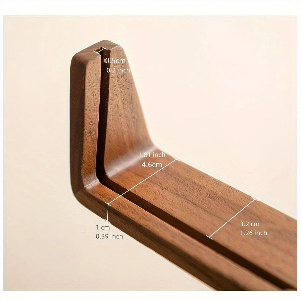Photo Frame | Solid Wood & Acrylic U-Shaped Base | 6 Inch