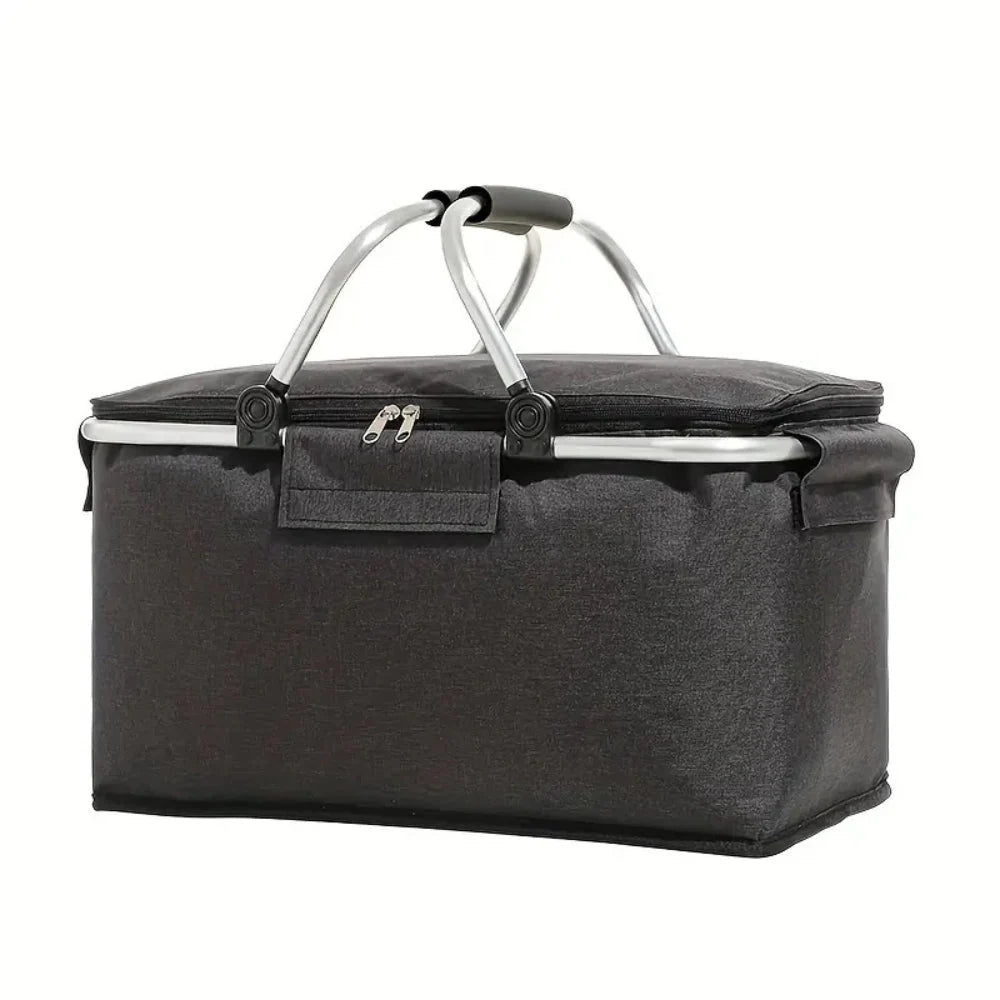 Picnic Basket | Foldable Insulated & Leakproof | 18L