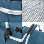 Picnic Basket | Foldable Insulated & Leakproof | 18L