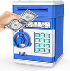 Piggy Bank For Kids | ATM-Style Electronic & Dual-Lock Security
