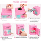 Piggy Bank For Kids | ATM-Style Electronic & Dual-Lock Security
