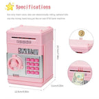 Piggy Bank For Kids | ATM-Style Electronic & Dual-Lock Security