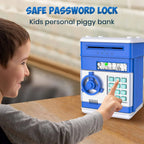 Piggy Bank For Kids | ATM-Style Electronic & Dual-Lock Security
