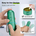 Pill Organizer | 7-Day Modular Aluminum & Waterproof Silicone Seal