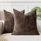 Pillow Cover | Chenille & Bamboo Texture | 40 x 40–50 x 50 cm