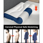 Pillow | Ergonomic Cervical Memory Foam & Goose Down