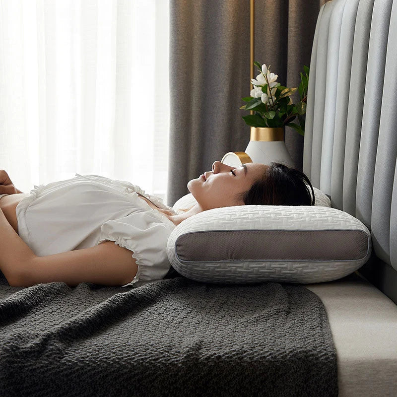Pillow | Responsive Cotton Mesh & Neck Support | For Side & Back Sleepers