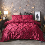 Pinch Pleat Duvet Cover Set