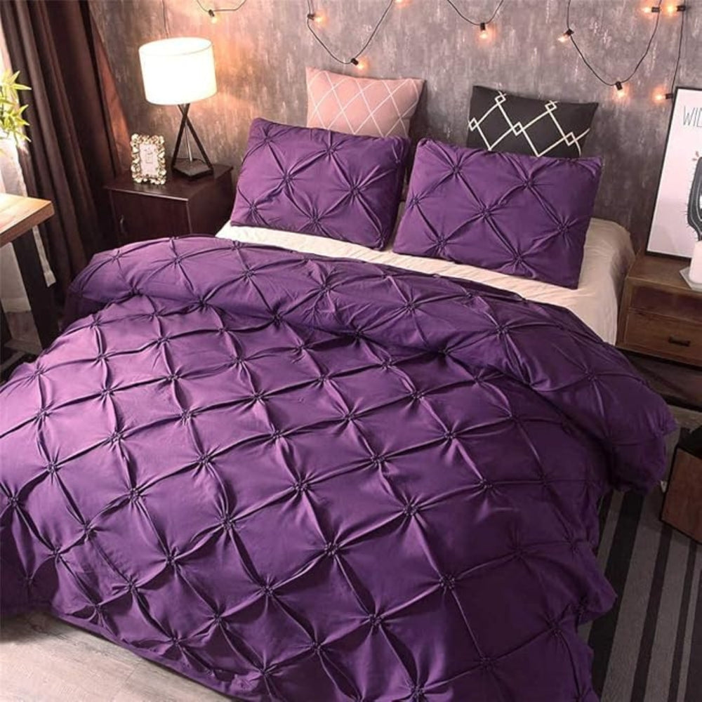 Pinch Pleat Duvet Cover Set