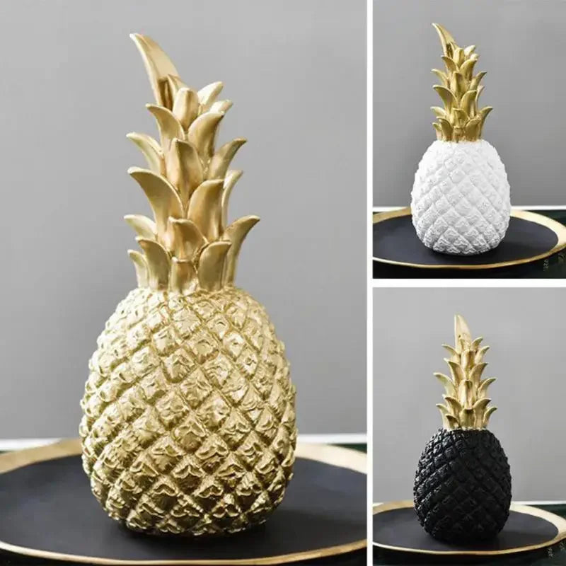 Pineapple Ornament | Resin Gold Finish | Multiple Sizes