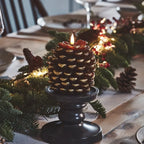 Pinecone Candles | Flameless LED | Remote Control & Timer