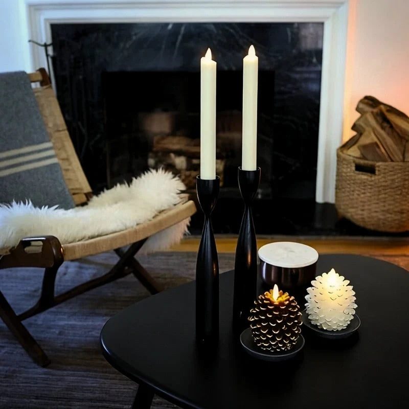 Pinecone Candles | Flameless LED | Remote Control & Timer