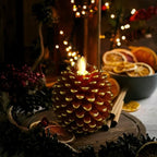 Pinecone Candles | Flameless LED | Remote Control & Timer