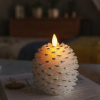 Pinecone Candles | Flameless LED | Remote Control & Timer