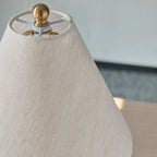Plabo Retro Ceramic Linen Tapered Table Lamp