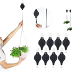 Plant Hanger | Braided Rope & Space-Saving Design | Easy Watering