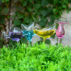 Plant Watering Device | Automatic Self-Watering & Transparent Glass | Approx. 15 cm