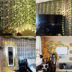 Artificial Ivy Garland | Realistic Lush Foliage | 12-Pack