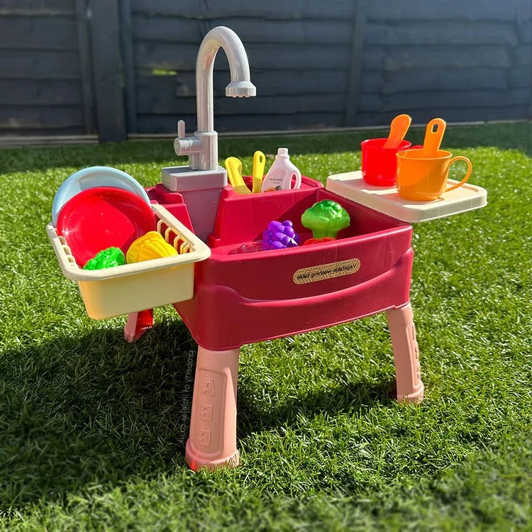 Play Kitchen | Circulating Water Tap & Role-Play Accessories