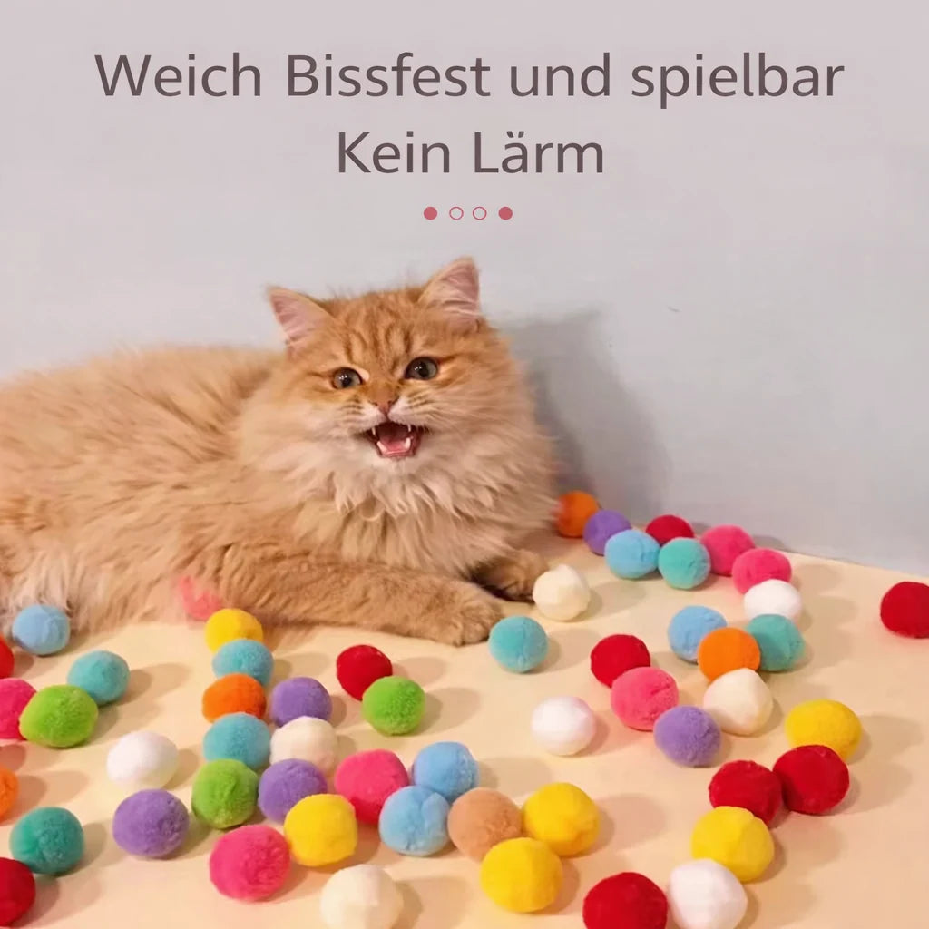 Plush Ball Launcher | Interactive & Manual Trigger | Includes 20 Plush Balls