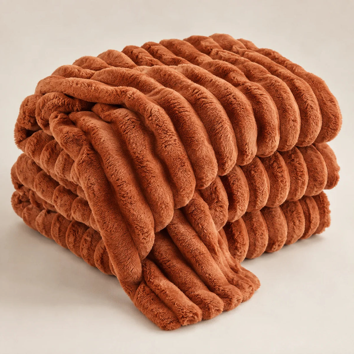 Plush Blanket | Soft Plush & Raised Ribbed Texture | 150 x 200 cm & 200 x 230 cm